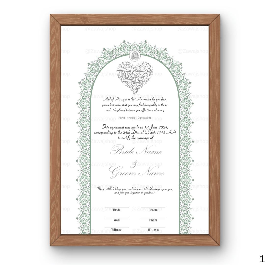 Luna's Love | Nikkah Certificate