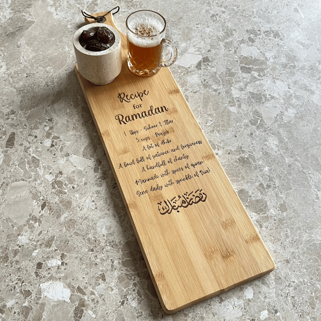 Ramadan Serveerplank (60x17 cm)