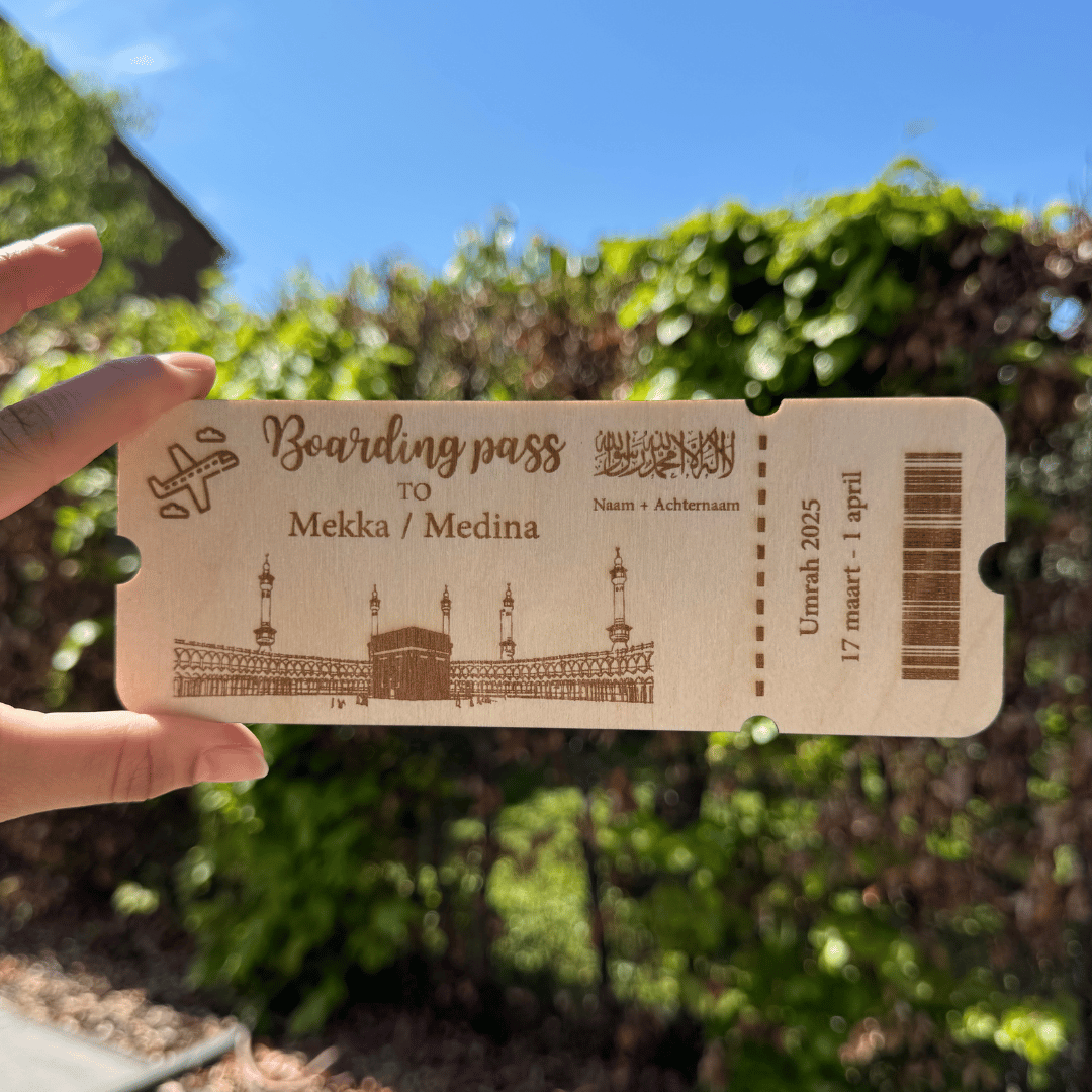 Umrah & Hajj Ticket (+Giftwrap)