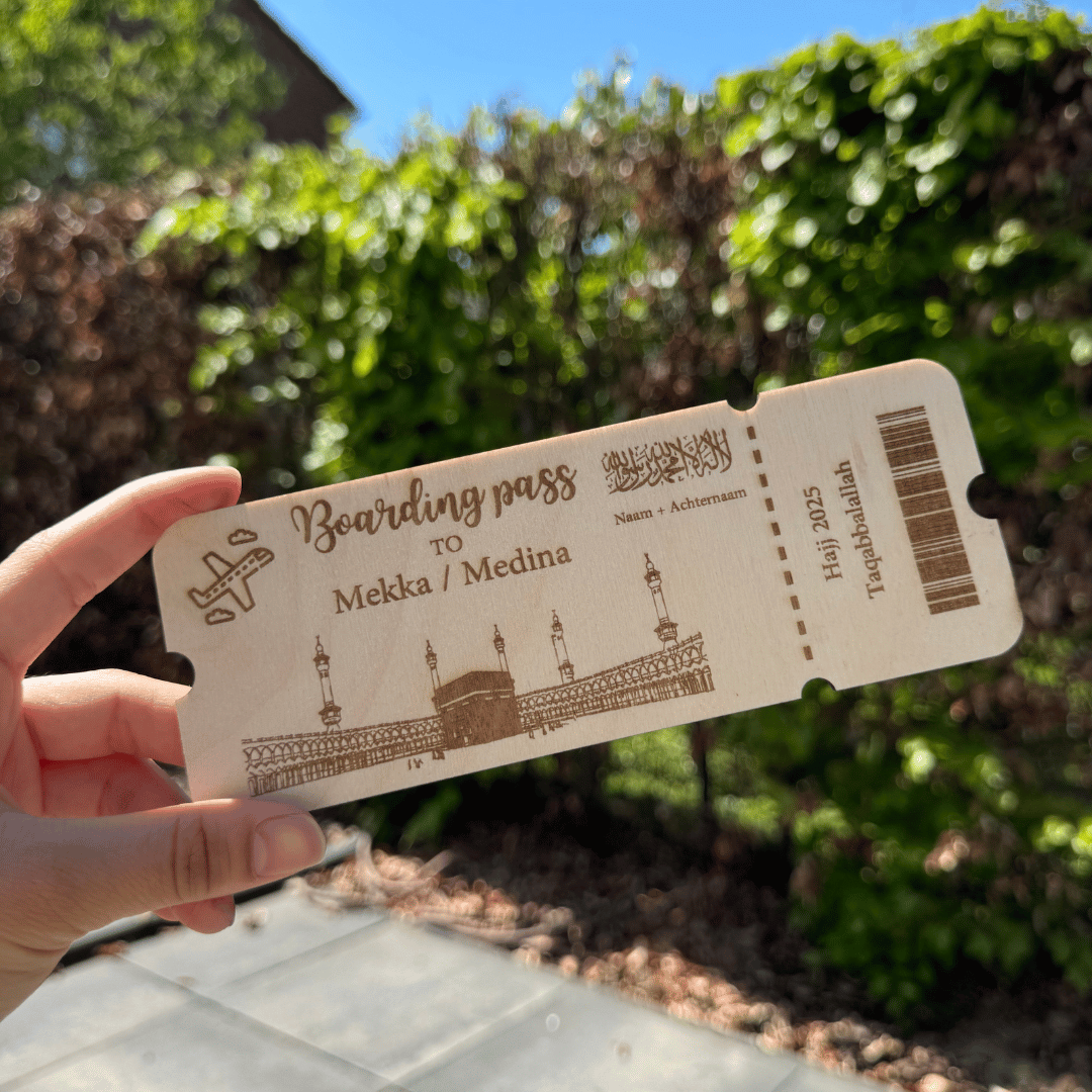 Umrah & Hajj Ticket (+Giftwrap)