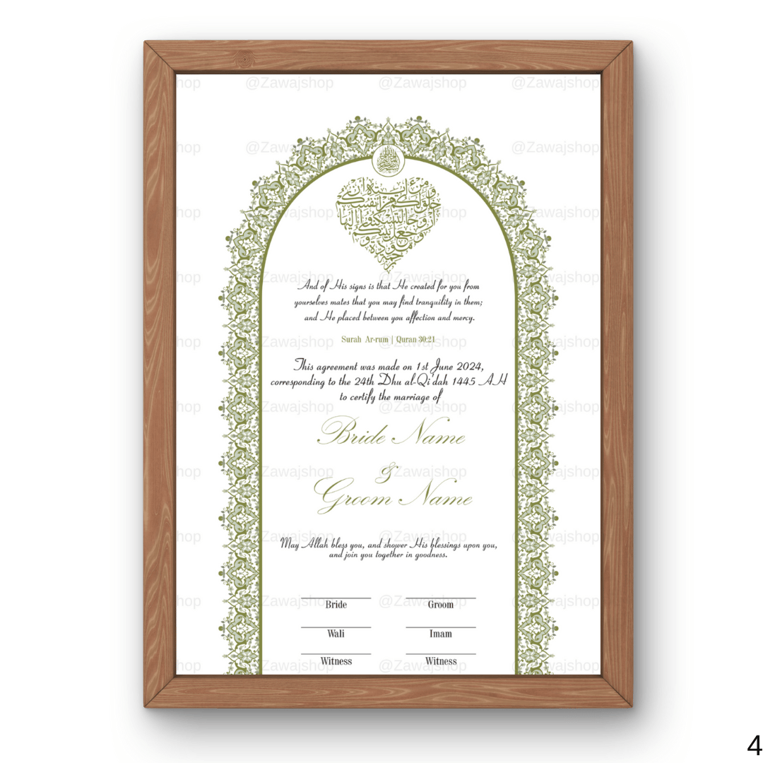 Luna's Love | Nikkah Certificate