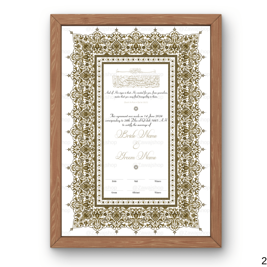 Layla's Promise | Nikkah Certificate