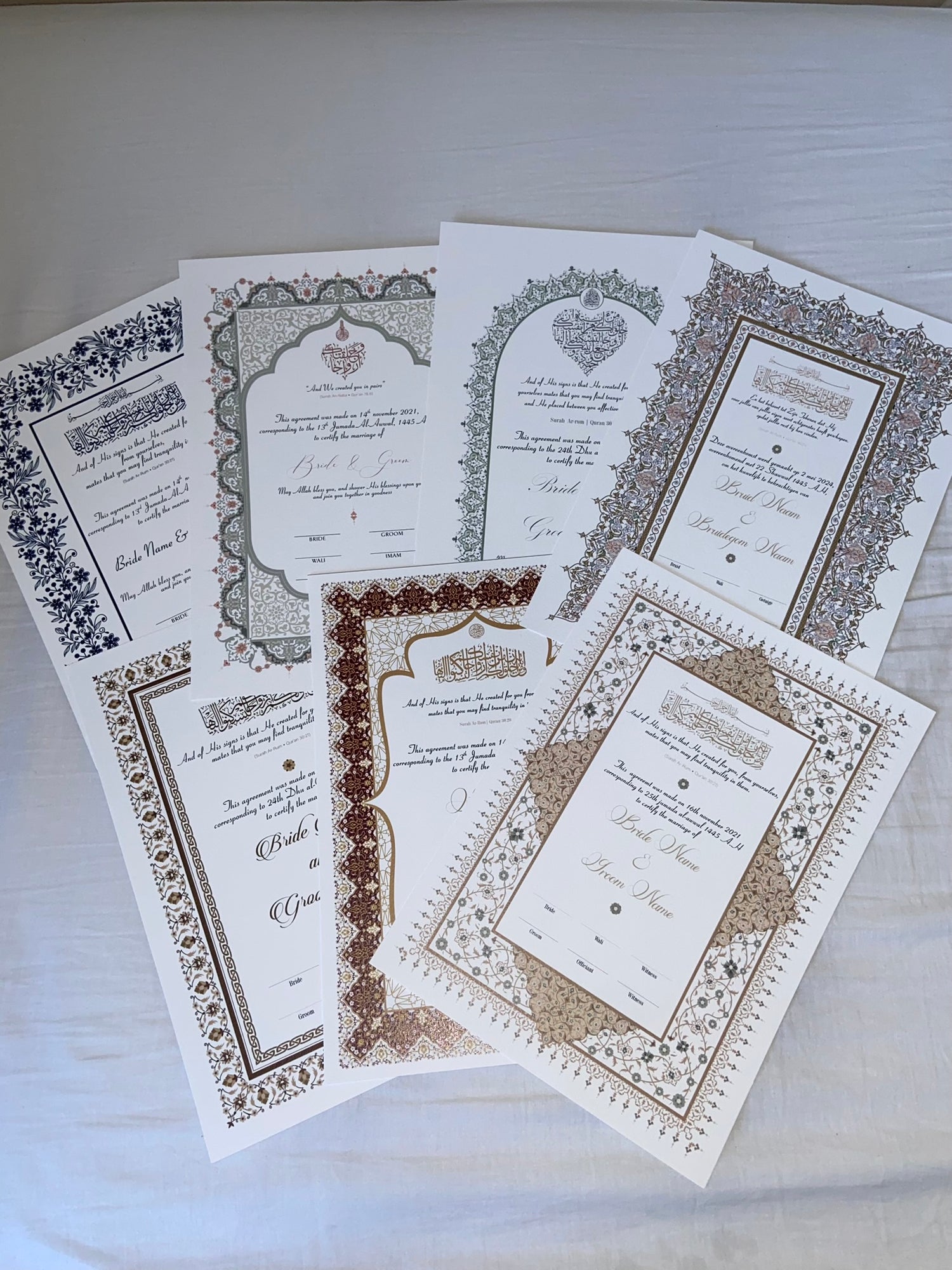 Nikkah Certificates