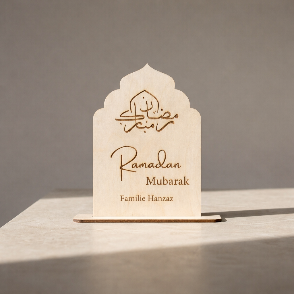 Ramadan Mubarak bord