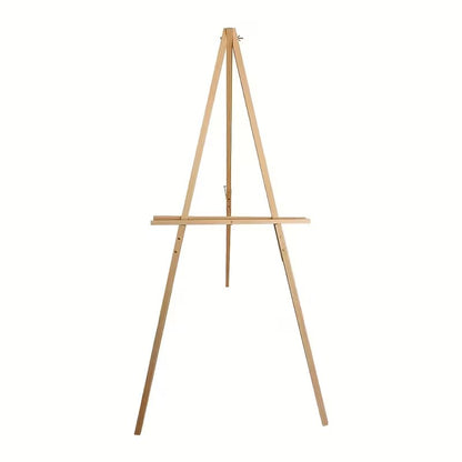 Houten vloerezel - bundelaanbieding bij welkomstbord